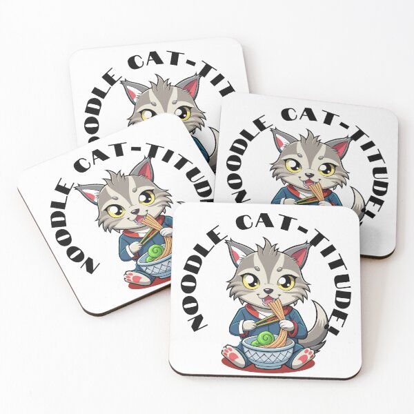 Item preview, Noodle Cat-titude! designed and sold by yoyola999.