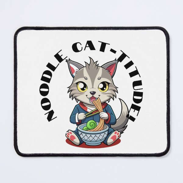 Item preview, Noodle Cat-titude! designed and sold by yoyola999.