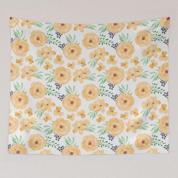 Item preview, Watercolor Orange Flowers designed and sold by JoeysPODShop.