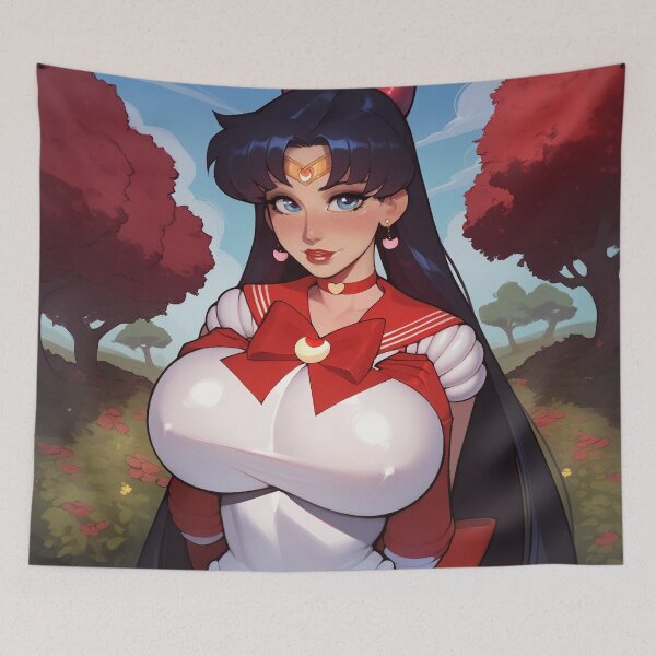 Item preview, Red Sailor Girl in a Garden designed and sold by WaifuBrowser.