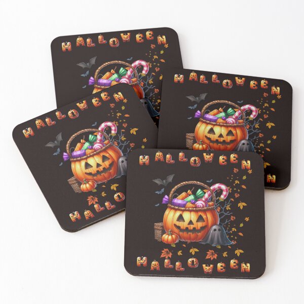 Item preview, funny halloween pumpkin with sweets designed and sold by RainbowProjects.