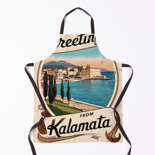 Item preview, Kalamata Peloponnese Greece Postcard Vintage Retro Travel Vintage designed and sold by TravelPostcardGems.