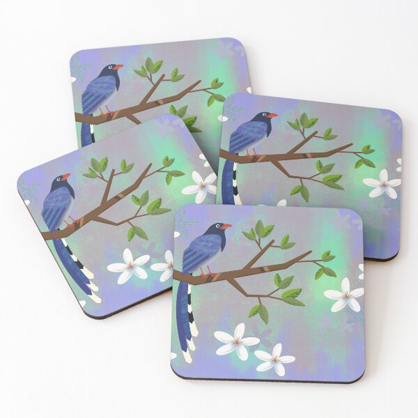 Item preview, Formosa blue magpie designed and sold by Wenartstudio.