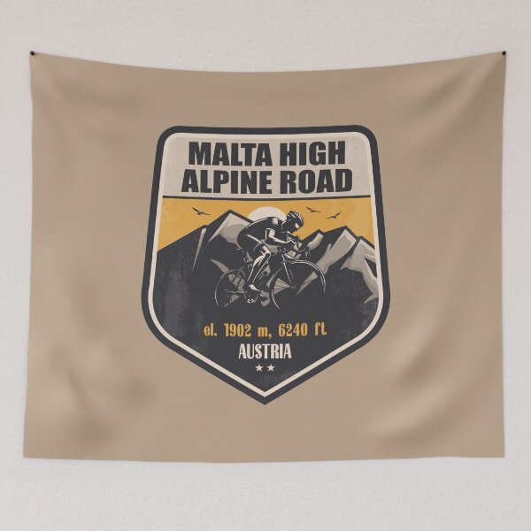 Item preview, Malta High Alpine Road Austria Cycling Mountain Design designed and sold by CynthiaGraphics.