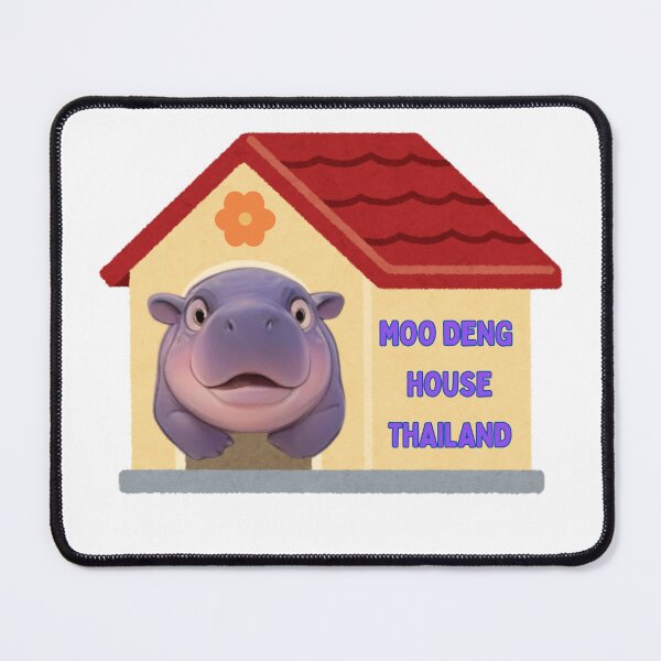 Item preview, Moo Deng House Thailand designed and sold by PattyShop888.