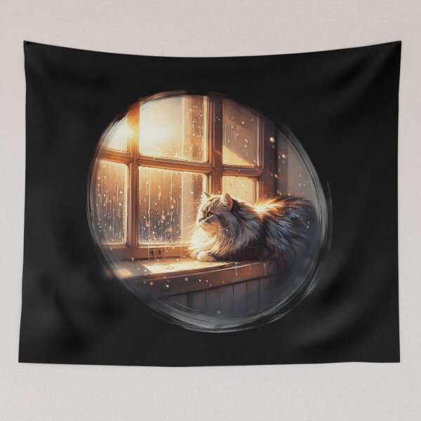 Item preview,  Cozy Cat by the Window designed and sold by IllumeInk.