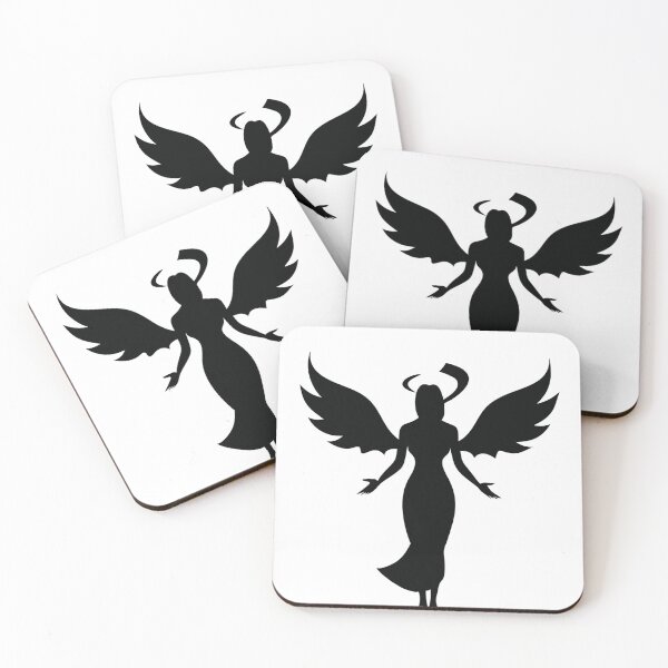 Item preview, silhouette  figure woman with wings designed and sold by Creative88Art.