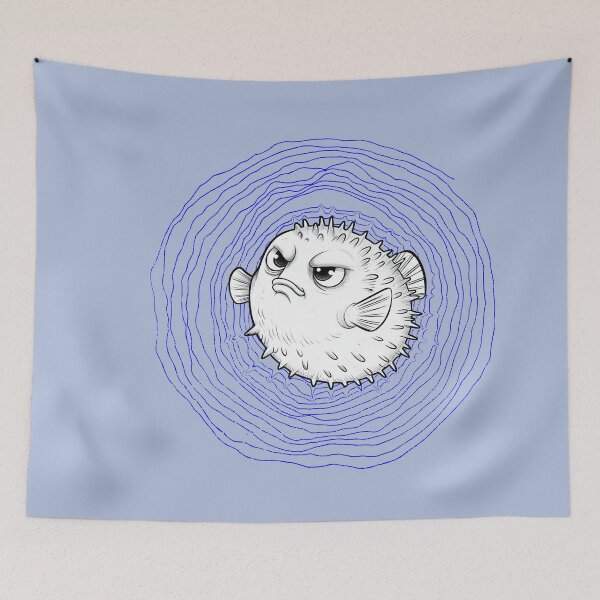 Item preview, Arrogant Puffer Fish designed and sold by NickTaroDesign.