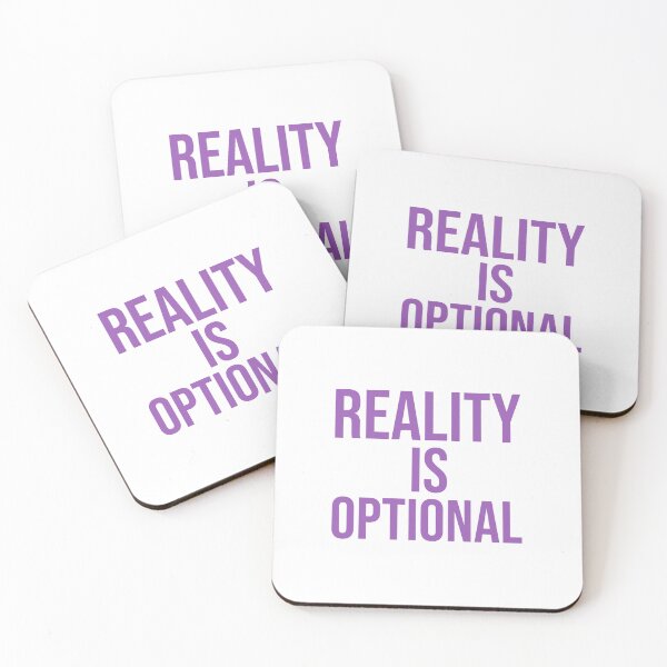 Item preview, Reality is Optional designed and sold by musthavewords.