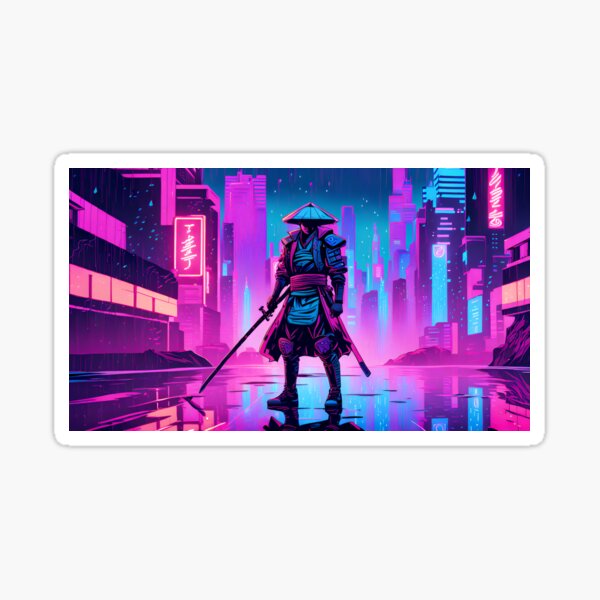 Artikel-Vorschau von Cyberpunk Samurai, designt und verkauft von RolandJ.