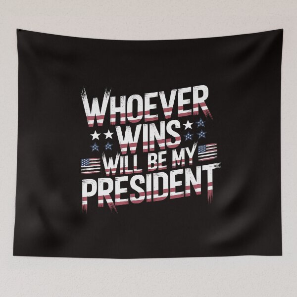 Item preview, Whoever Wins Will Be My President - This design is for politically neutral individuals who respect the election process and value unity. designed and sold by Zyziowsky.