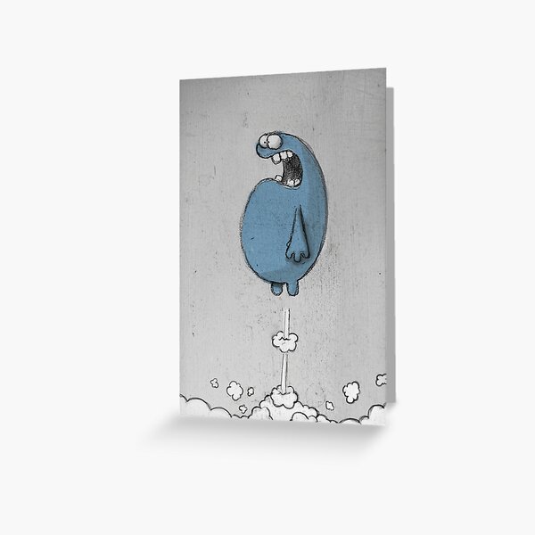 Jet Pack Greeting Card