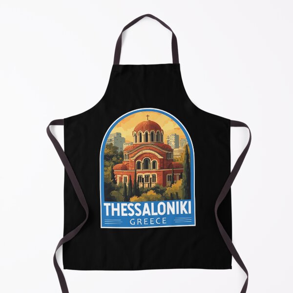 Item preview, Thessaloniki Greece Travel Art Emblem designed and sold by KrisSidDesigns.