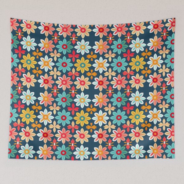 Item preview, Colorful Daisy-Inspired Flowers designed and sold by JoeysPODShop.