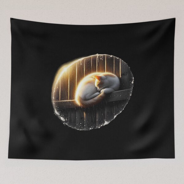 Item preview,  Cozy Cat in Sunlight Glow designed and sold by IllumeInk.