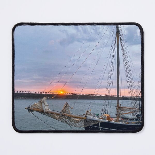 Item preview, Sunrise over Cambois Pier on the River Blyth designed and sold by Violaman.