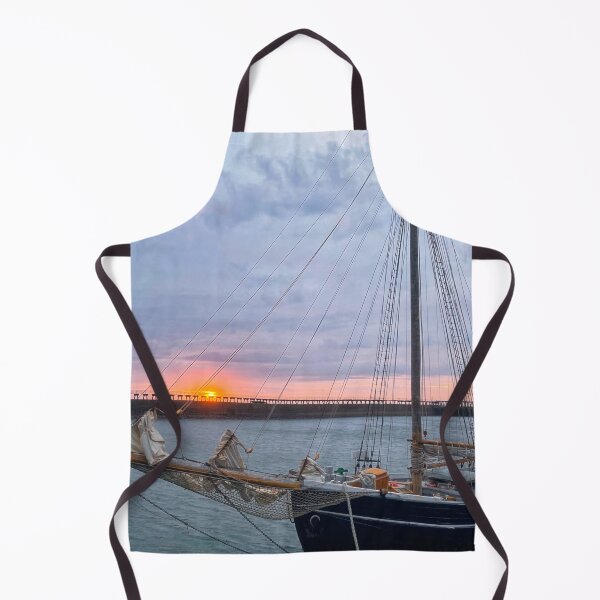Item preview, Sunrise over Cambois Pier on the River Blyth designed and sold by Violaman.