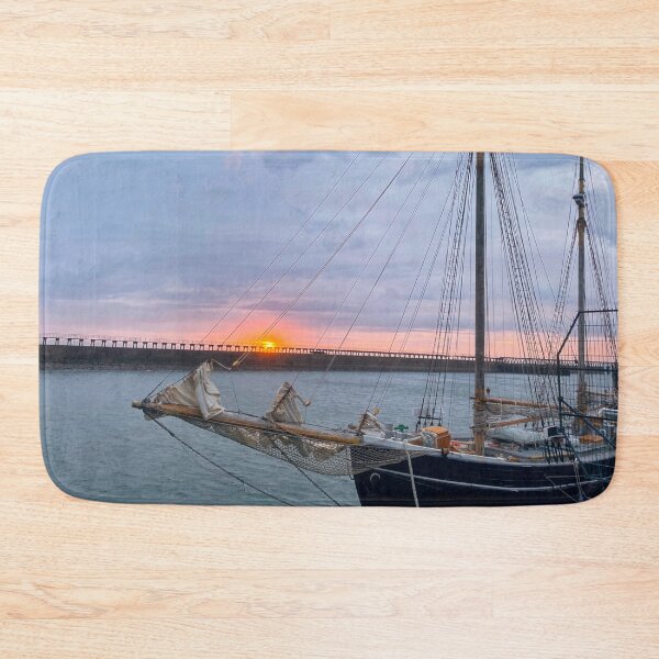 Item preview, Sunrise over Cambois Pier on the River Blyth designed and sold by Violaman.