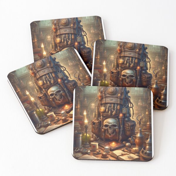 Item preview, Necromancer's Adventuring Pack - Surreal Fantasy Art concept designed and sold by Delerat7.