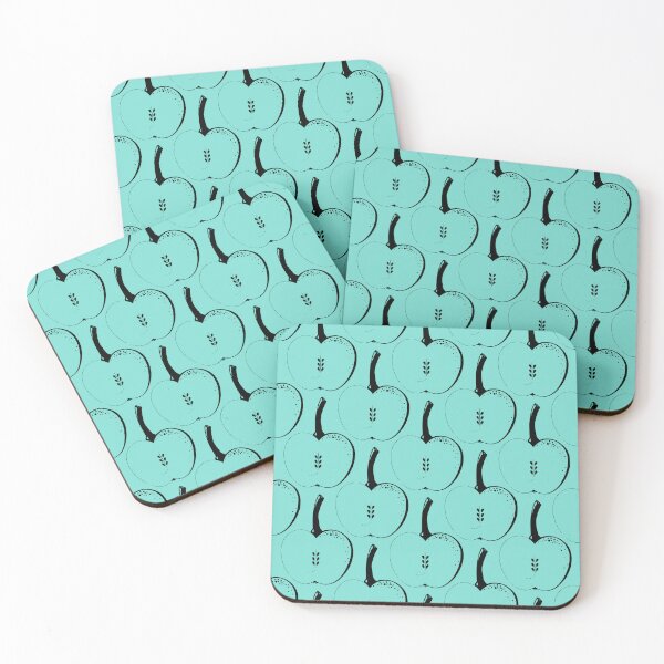 Item preview, Contours of apples, Light emerald version designed and sold by Alex  Blud.