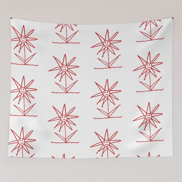 Item preview, Red Angry Flower designed and sold by MagentaTwilight.