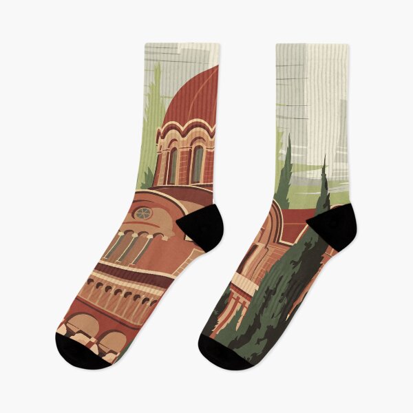 Item preview, Thessaloniki Agios Pavlos Travel Art Vintage designed and sold by KrisSidDesigns.
