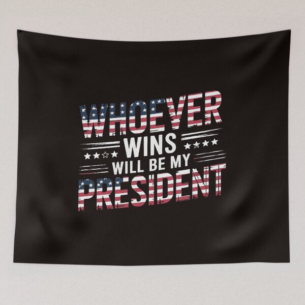 Item preview, Whoever Wins Will Be My President - This design is for politically neutral individuals who respect the election process and value unity. designed and sold by Zyziowsky.