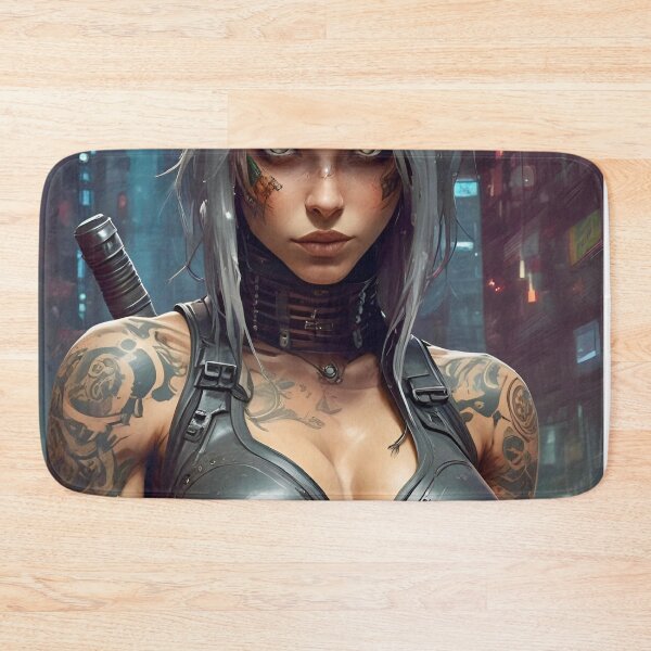 Item preview, Netrunner in Silver and Black - Sci Fi Art concept designed and sold by Delerat7.