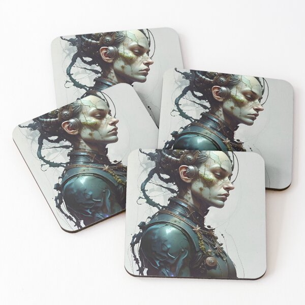 Item preview, Deep Dive Netrunner in Black - Sci Fi Art concept designed and sold by Delerat7.