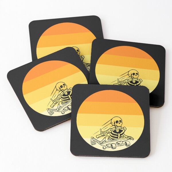 Item preview, Lazy Skater Skeleton Sunset designed and sold by FanFest.