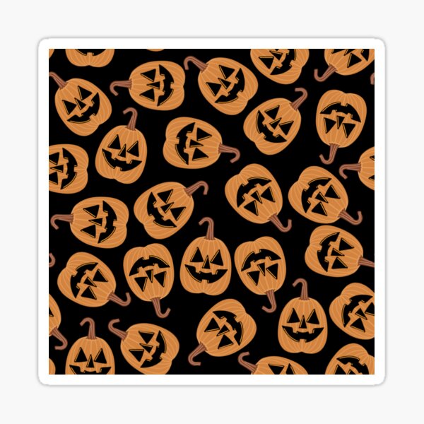 Item preview, Halloween Jack-O-Lantern Pumpkin Autumn Fall Seamless Pattern  designed and sold by rksmith93.