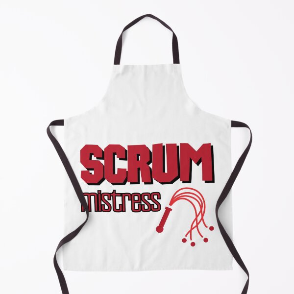 Artikelvorschau, Scrum-Master? Scrum-Herrin! Kraftvoll, rot, Peitsche! entworfen und verkauft von Drawmecute.