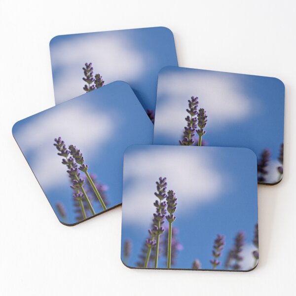 Item preview, Lavender with blue sky and clouds designed and sold by Cblifeisgood.