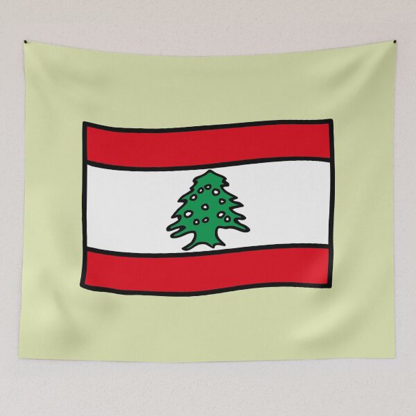 Item preview, Flag of Lebanon designed and sold by FutureTraveller.