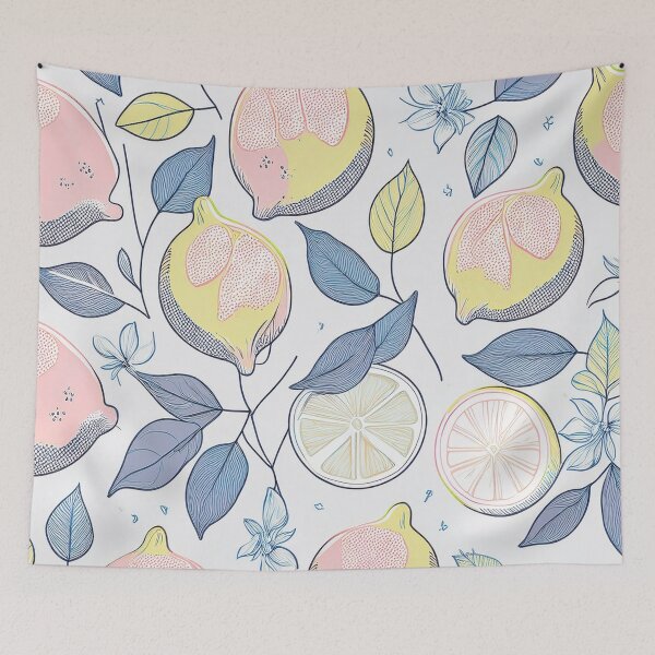 Item preview, Lemons Fresh and Light Coloured designed and sold by Viilo.