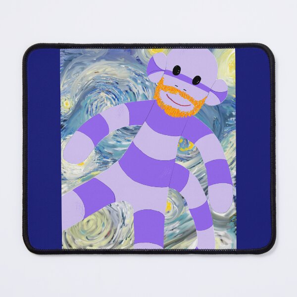 Item preview, Van Gogh Sock Monkey designed and sold by Kelsforrester.