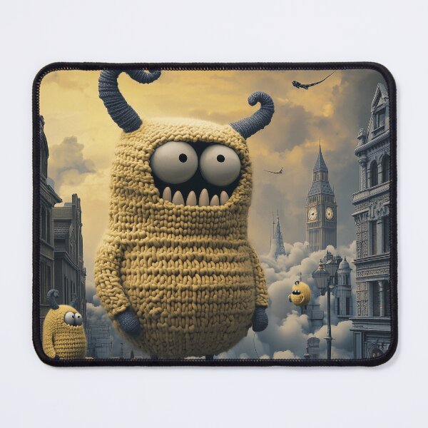 Item preview, Fluffy Invaders in London designed and sold by landletsy.