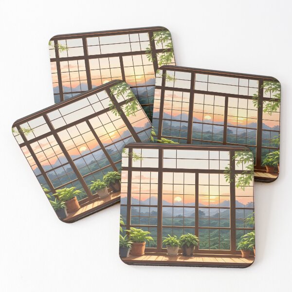 Item preview, Japanese sliding window with indoor plants designed and sold by Nequ.