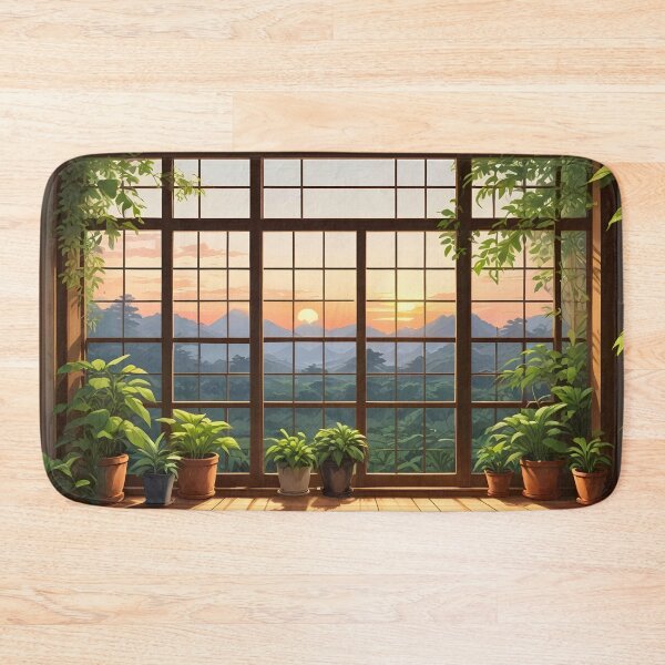 Item preview, Japanese sliding window with indoor plants designed and sold by Nequ.