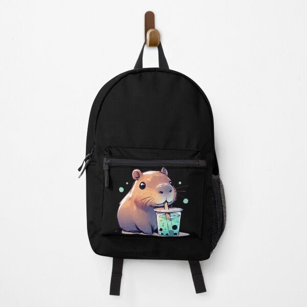 Item preview, Cute Capybara Drink Boba Tea designed and sold by TomFrontierArt.