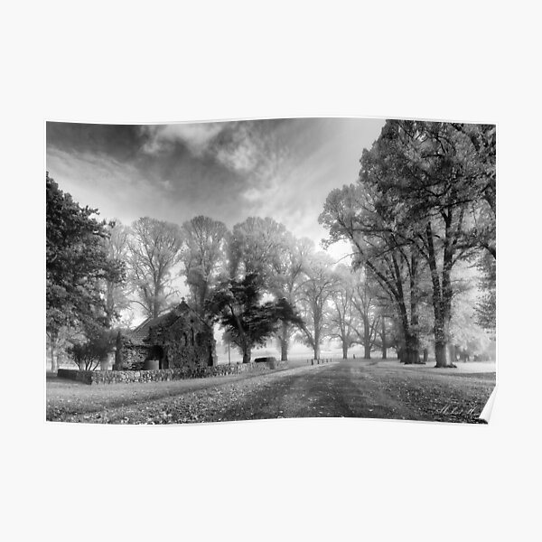 Gostwyck Chapel - BW Poster