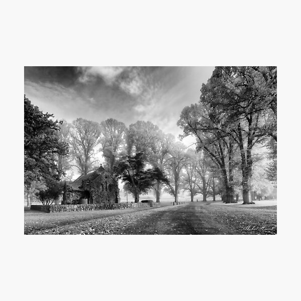 Gostwyck Chapel - BW Photographic Print