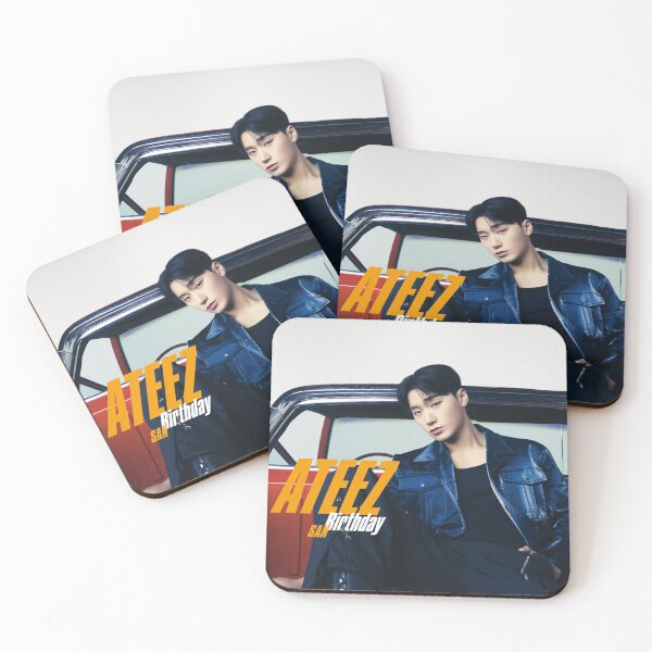 Item preview, San ATEEZ Birthday Japanese comeback kpop atiny designed and sold by Kpop-Noona.