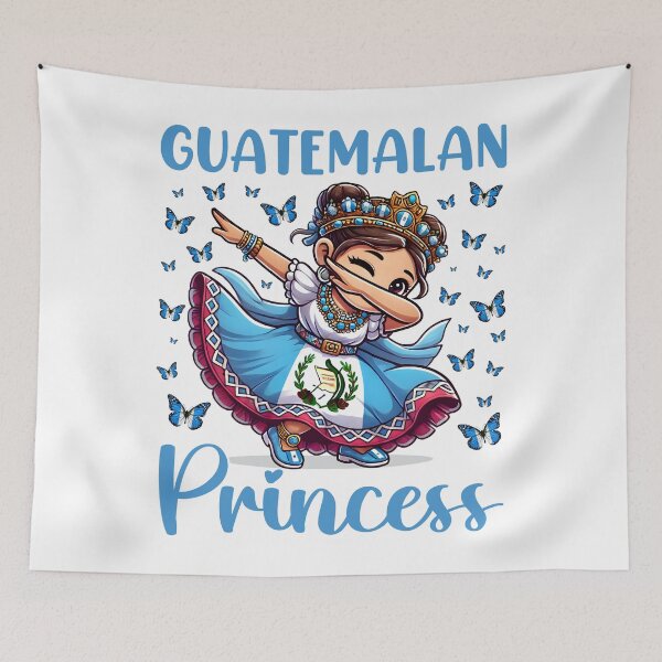 Item preview, Guatemalan Princess Dabbing for girls & kids designed and sold by NUMAcreations.