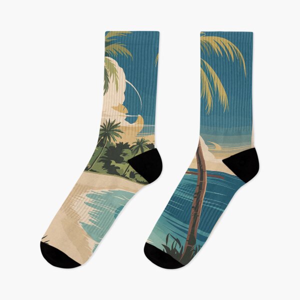 Item preview, Punta Cana Illustration Travel Art Vintage designed and sold by KrisSidDesigns.