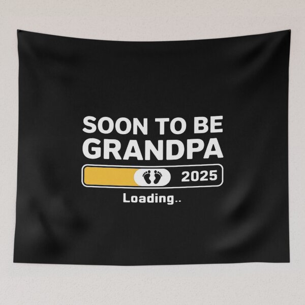 Item preview, Soon to Be Grandpa 2025 - Loading Baby Announcement Design designed and sold by love3617.