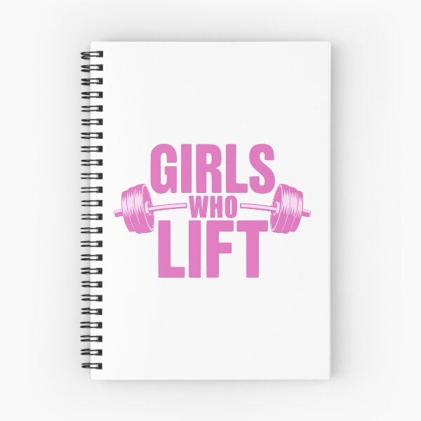 Item preview, Girls Who Lift! Funny Pink Barbell designed and sold by PMCreative.