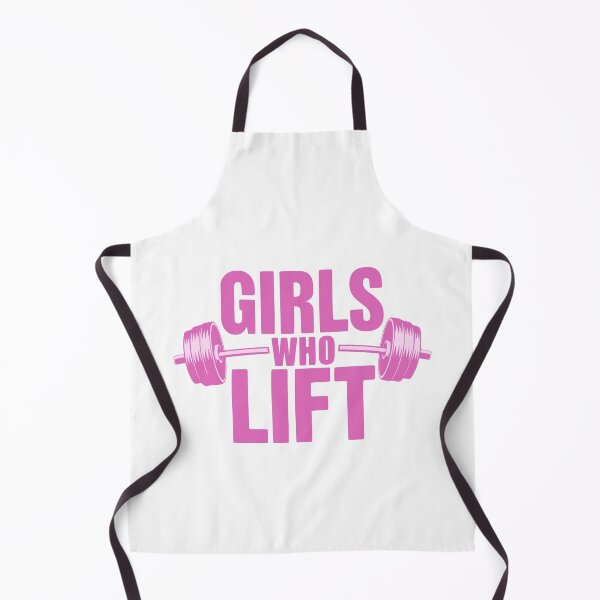 Item preview, Girls Who Lift! Funny Pink Barbell designed and sold by PMCreative.