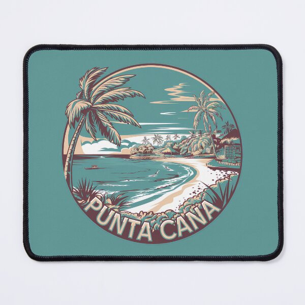 Item preview, Punta Cana Dominican Republic Travel Art Badge designed and sold by KrisSidDesigns.