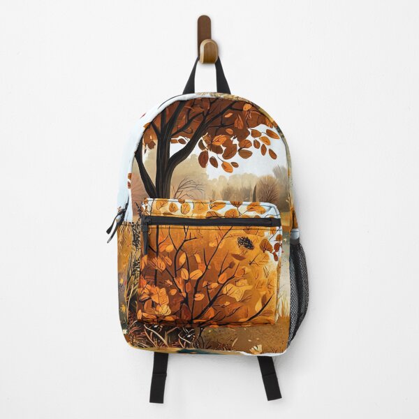 Item preview, Cozy Vibes and Autumn Aesthetics Wave of Trees designed and sold by LoveLaxmi Arts.